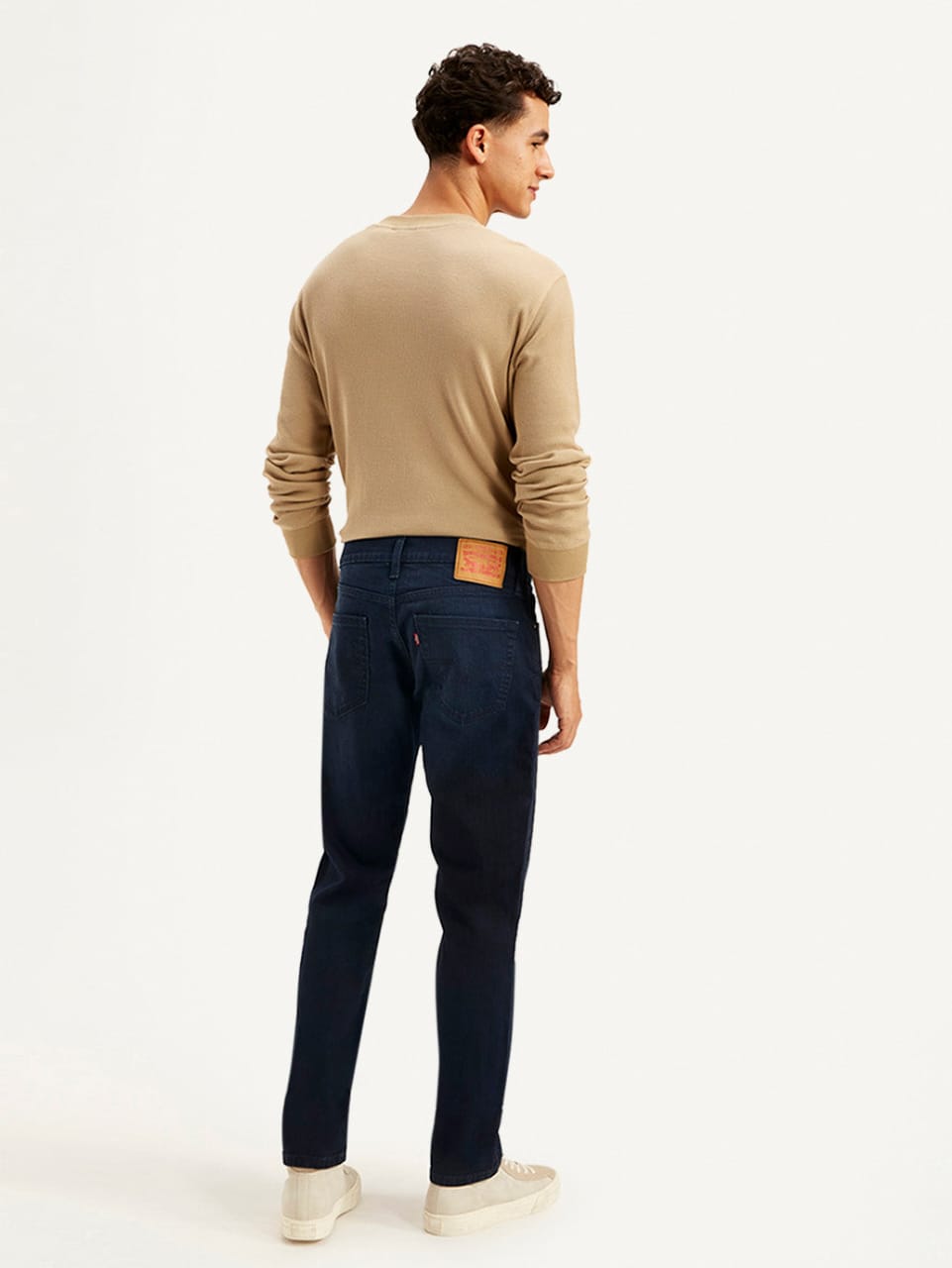 Men's Black Slim Fit Mid Rise Jeans - Image 2